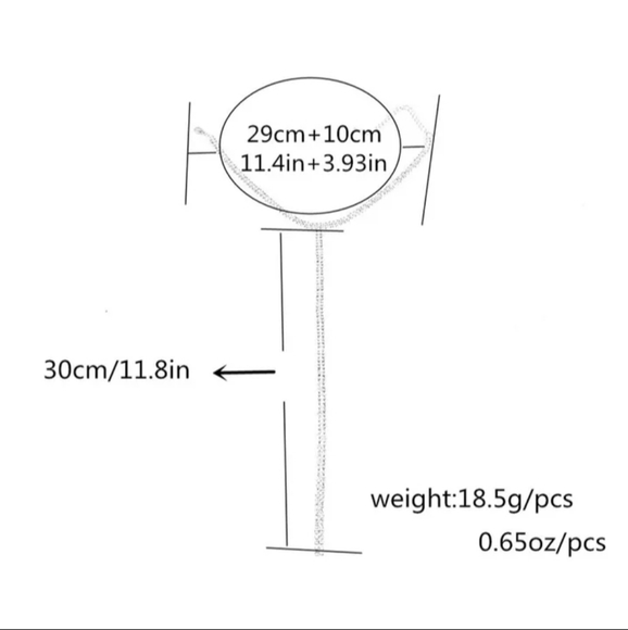 🎀Long Sparkling Rhinestone Multilayered Necklace - Picture 7 of 7